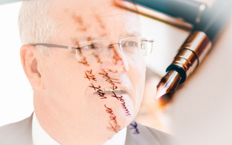 MARK BUCKLEY. Scomo wrote us a letter of apology