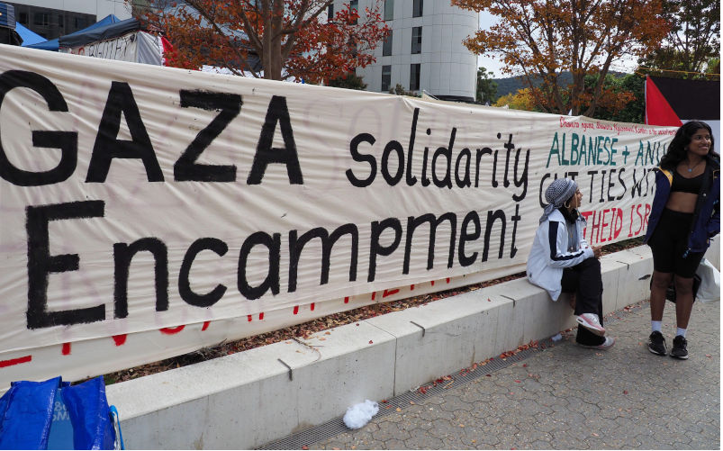 Thank you to the ANU Gaza Solidarity Encampment