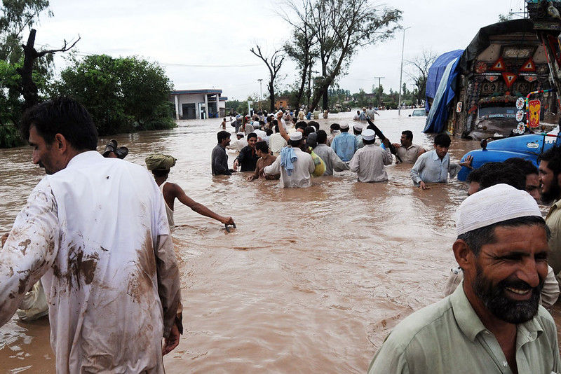 Pakistan floods -The wealthy pollute the world and the poor suffer