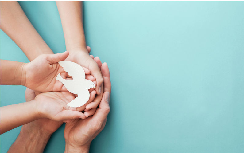 Building peace through contemplation, compassion and our common humanity