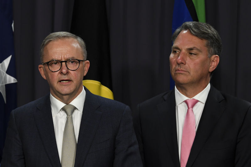 Is Bob Carr wearing rose coloured glasses? Neither Albanese nor Marles is behaving the way he says