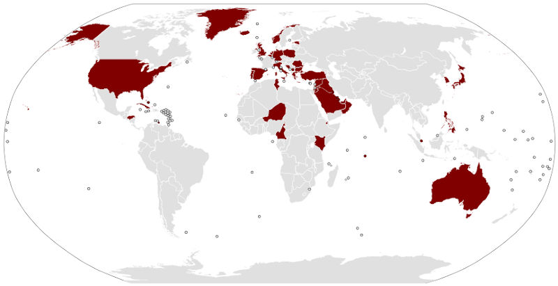 Everett Bledsoe: The US military empire. How many US military bases are there in the world?