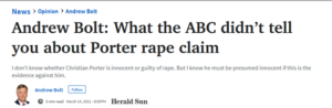 Andrew Bolt and the ABC