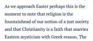 As we approach Easter