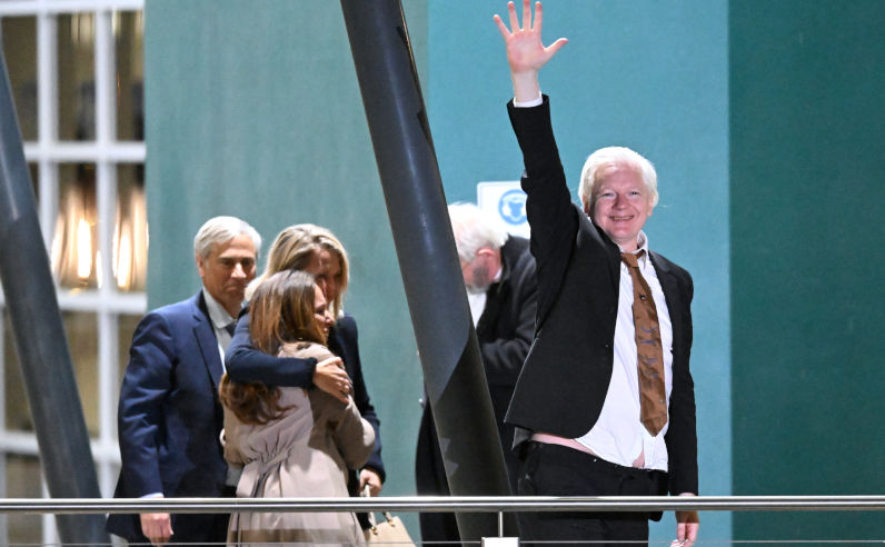 The release of Julian Assange