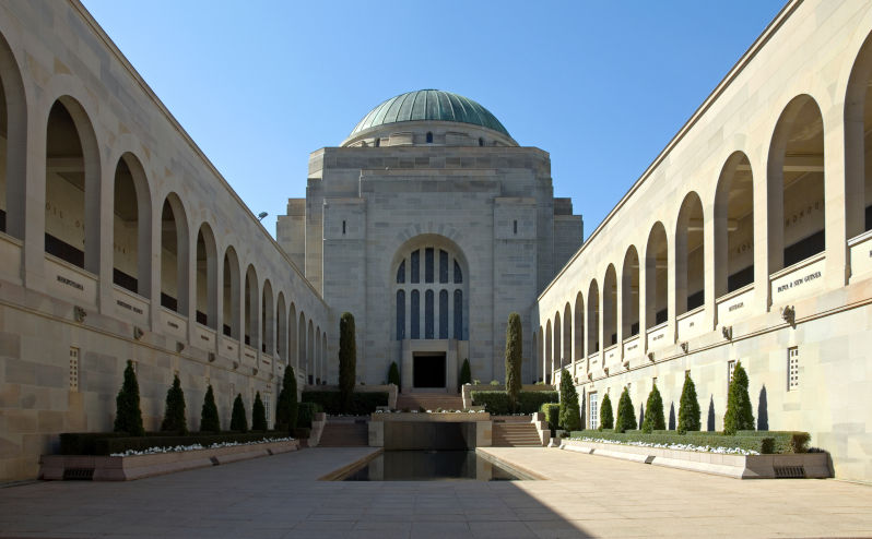 Startling events at the Australian War Memorial