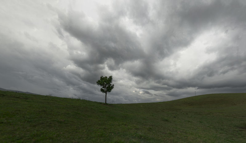 The deafening silence in the eye of the hurricane