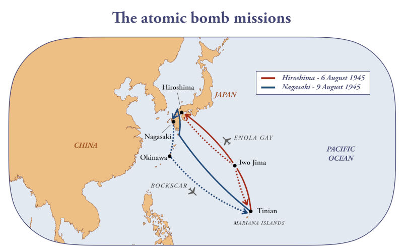 Did the bombing of Hiroshima and Nagasaki on 6 and 9 August 1945 end the war?
