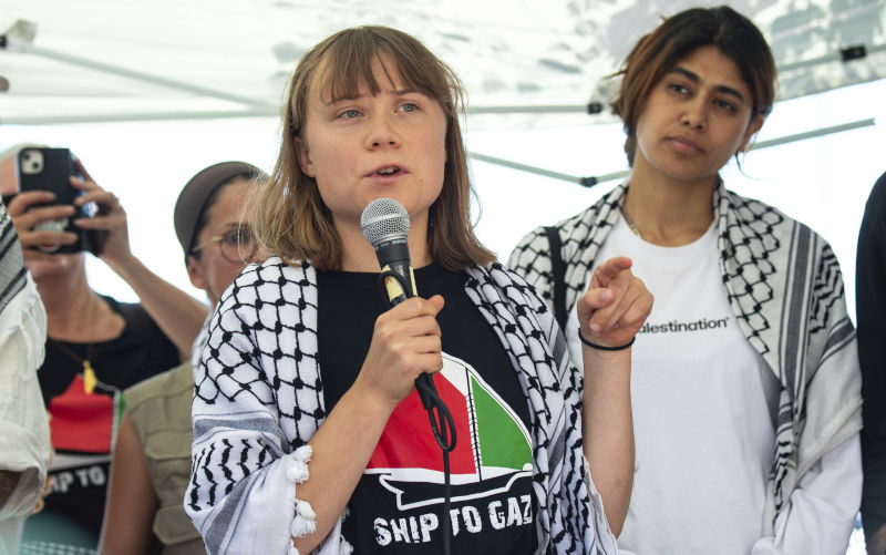 Freedom flotilla sets sail for Gaza carrying aid and demands: 'End the blockade. End the genocide'