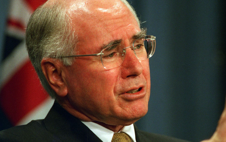 John Howard and British colonisation of Australia