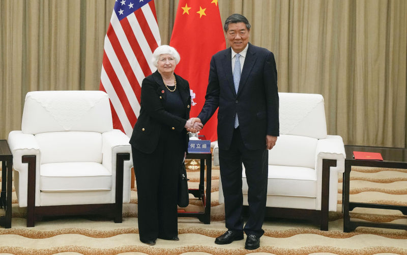 Janet Yellen came - China was polite