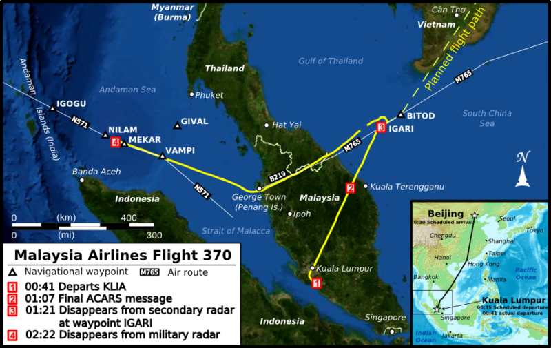 Hiding in plain sight - Malaysian Airlines flight 370