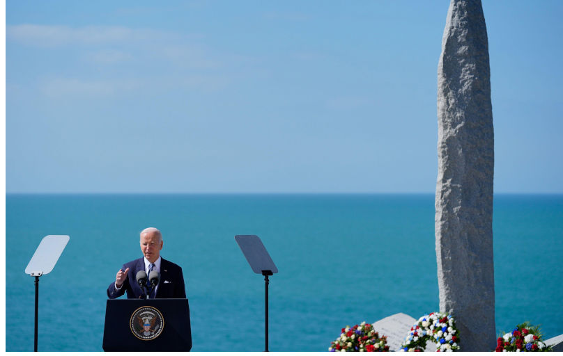 Biden’s distorted D-Day history seeks to rally others to his endless wars