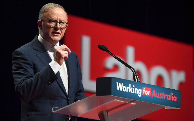 AUKUS tensions surface at Labor's national conference as Albanese's ambitions for the party become clear. An empty vessel