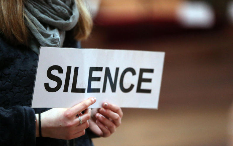Time to end the silence