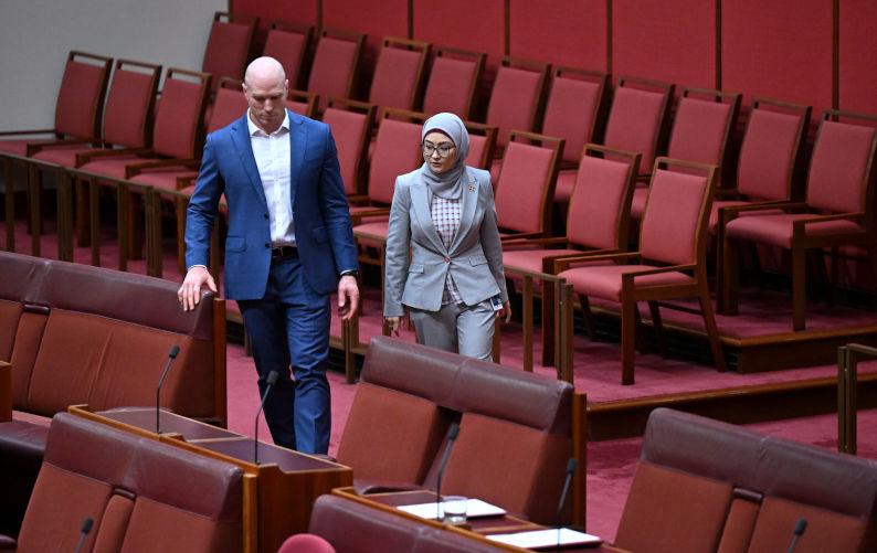 Senator Payman, Palestine, and caucus solidarity