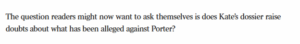Porter defamation: alleged victims friends