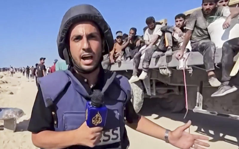 Our bravest journalists today are all working and dying in Gaza