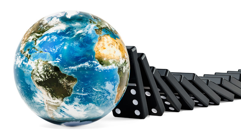 Tipping, tipping, tipping... the dominoes fall