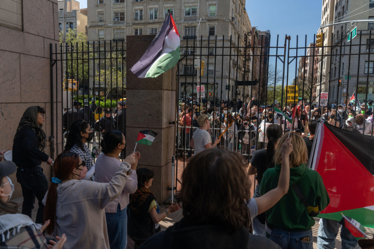 Grotesque claims: Students revolt against Western media misinformation