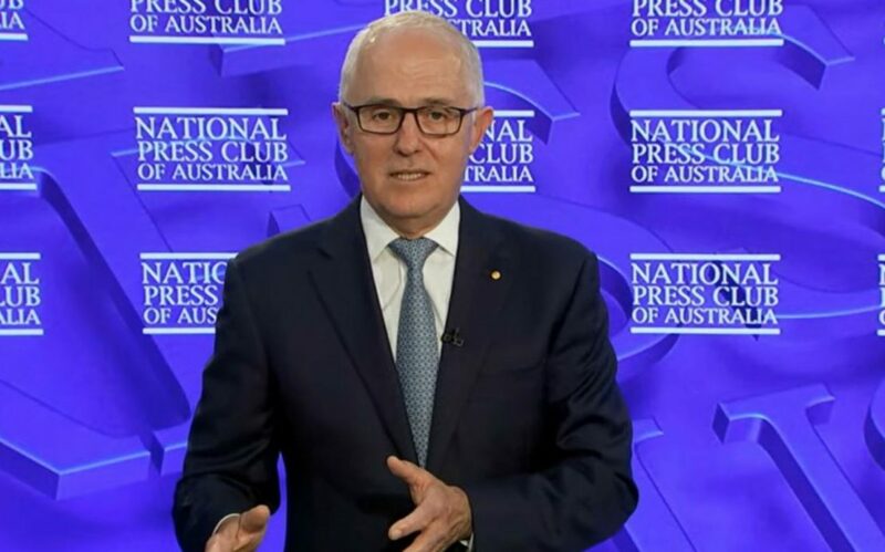 With a statesmanlike press club speech, is Turnbull on his way back into politics?