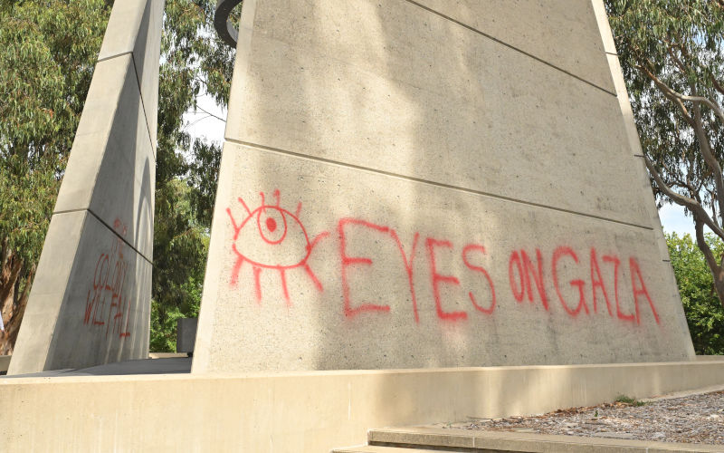 “Eyes on Gaza”: Response to the Vietnam Memorial Canberra desecration